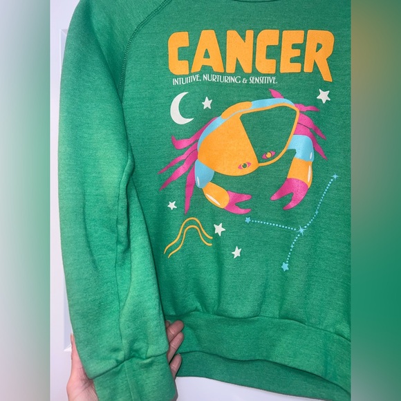 Anthropologie Midnight Rider Zodiac Cancer Sweatshirt - Picture 3 of 5